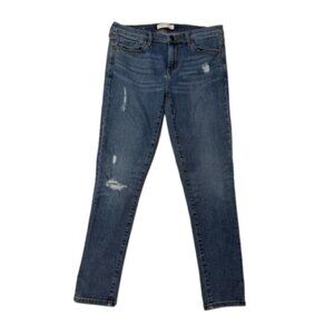 Banana Republic Skinny Ankle Distressed Low Rise jeans Size 29 #1863